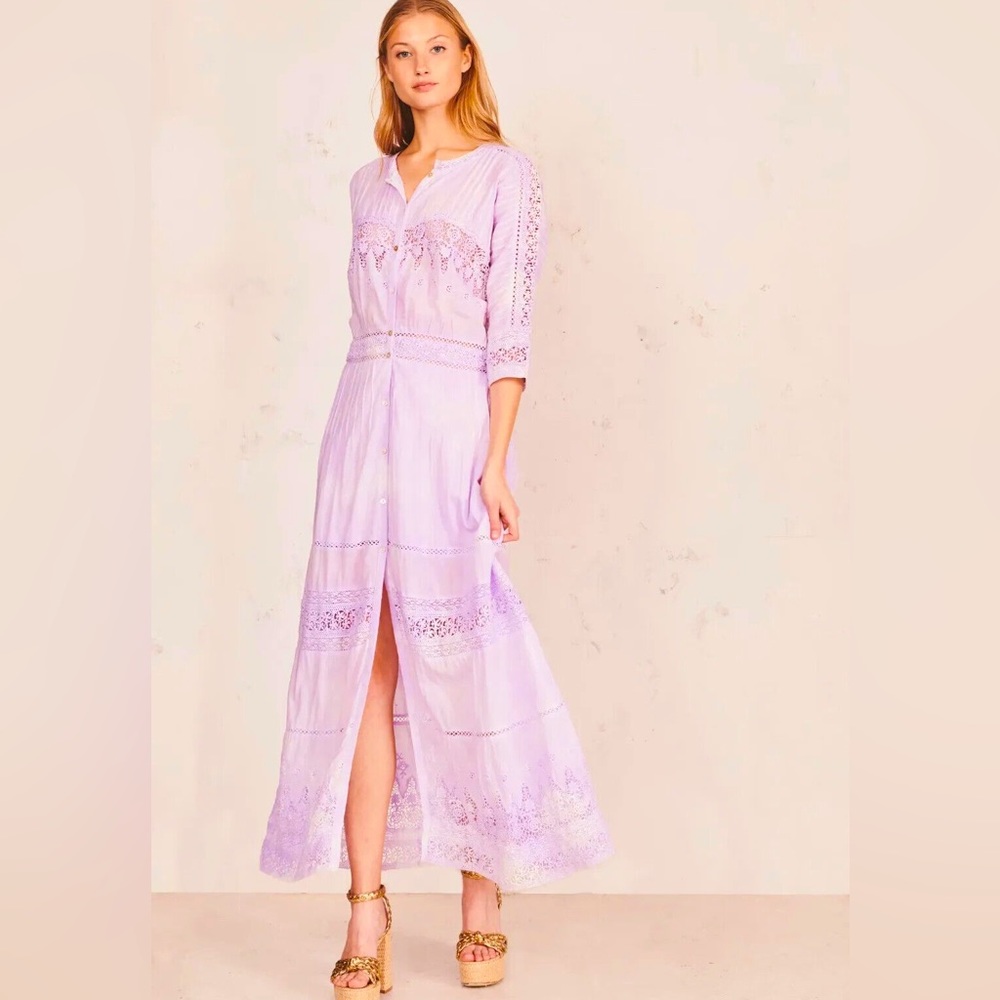 ☆ NWT LOVESHACKFANCY BETH DRESS SIZE S☆